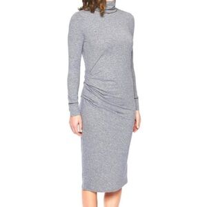 MSRP $148 Athleta Industry Stretch Soft Merino Wool Blend Midi  Dress M